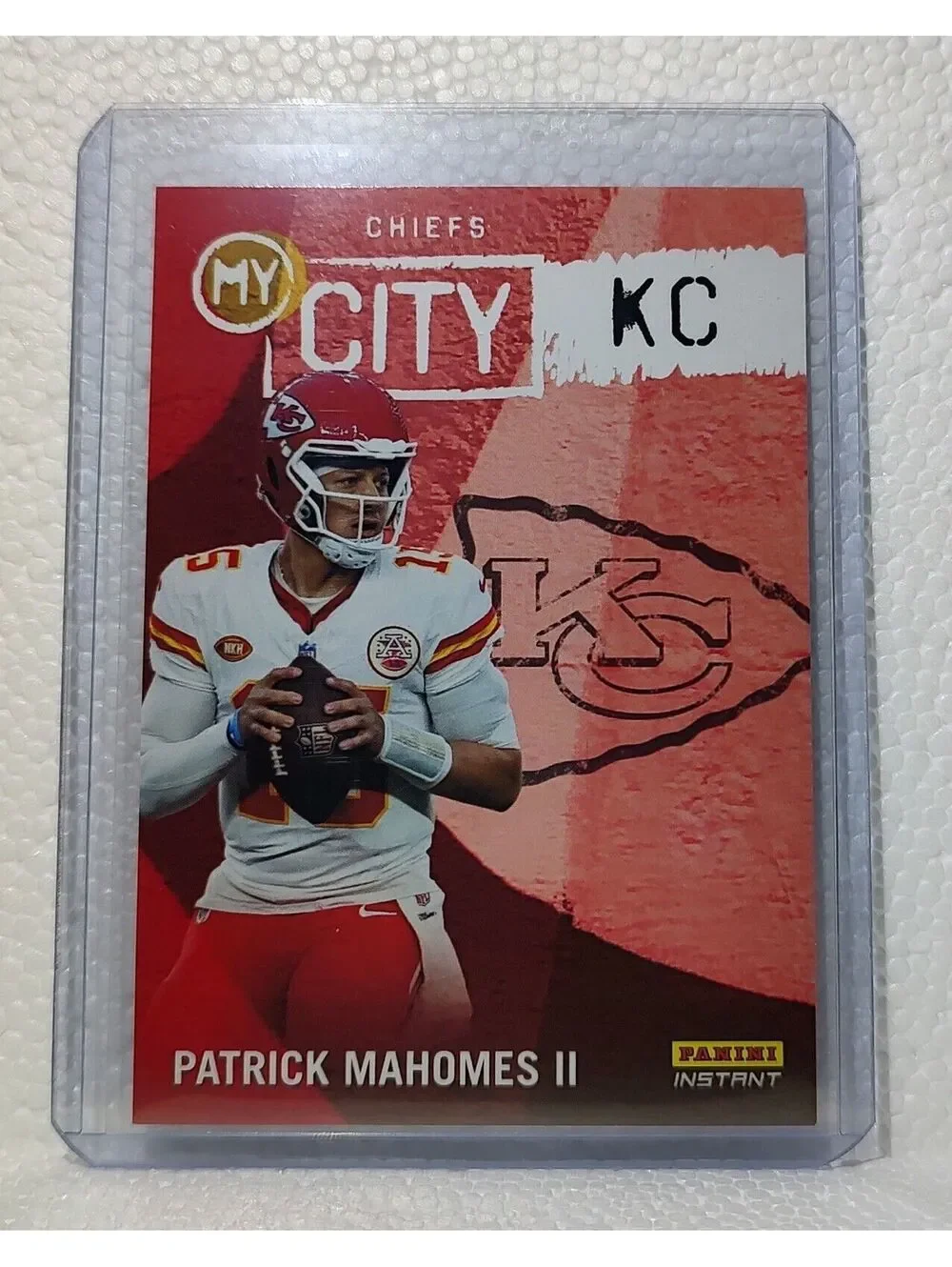 Patrick Mahomes II 2023 Panini NFL #14 My City Football Card Chiefs 1/344